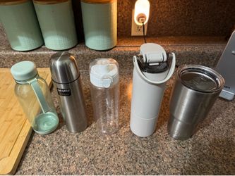 5 TUMBLERS INCLUDING YETI