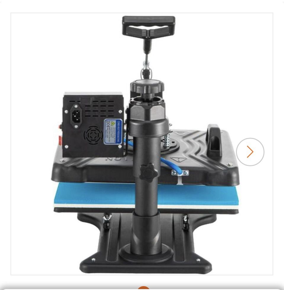 BRAND NEW UNOPENED BOX SVOPES 12 x 15 in. Multifunctional Heat Press for Sublimation Transfer, 360° Swing Away Machine with 6 Accessories