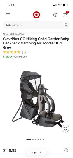 New Clvr plus hiking backpack toddler
