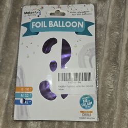Birthday Number Balloon