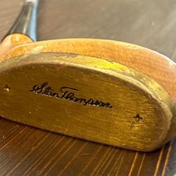 Stan Thompson Wood & Brass Putter - 35”