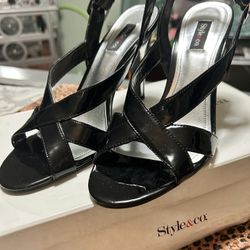 Style & co. Black Dress Sandal