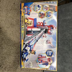 Paw Patrol Ultimate City Tower Playset 3 Feet Tall Inc 6 Pups & Cruiser Open Box