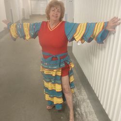 Halloween costume, Chiquita/with Sequence and Belt, Ghent Arab, Size medium