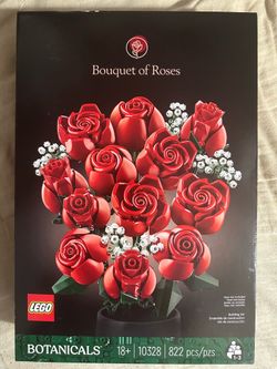 LEGO botanicals: bouquet of Roses 10328 and bouquet of Pink Roses 10374