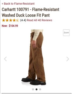 Carhartt Flame Resistant FR Work Pants