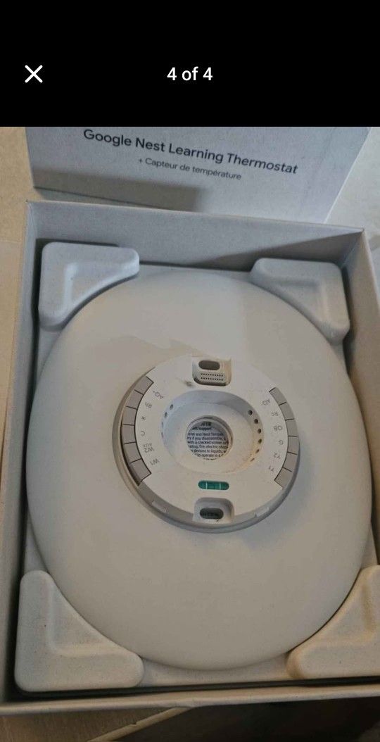 GOOGLE NEST LEARNING THERMOSTAT WITH 2 ROOM SENSORS