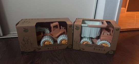 Sand Digger & Sand Truck Toy Set (2 Pieces) – New in Box