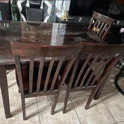 Dining Table With 4 Chairs