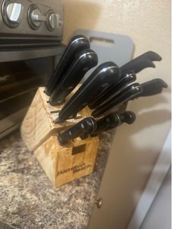 Hamilton Beach Knife Set with Wood Block