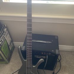 Ibanez Ergodyne Guitar and Fender  Base Amplifier