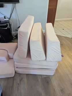 Pink Kids Play Couch