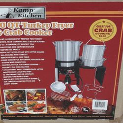 $75  -  Turkey Fryer and Crab Boiler