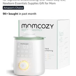 Momcozy Baby Bottle Warmer for Breast Milk Formula Food, Fullest Nutrients Preserved, Fast Heat, Night Light for Nighttime Breastfeeding, One-Touch Ea
