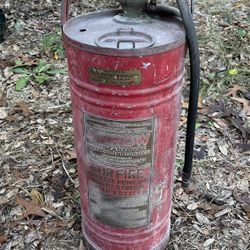 Vintage Fire Extinguisher 