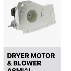 A brand new dryer motor
