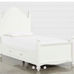Princess Twin Bed - Off-White
