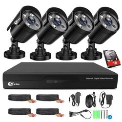 69 XVIM 1080P HD Outdoor Home Security Camera System 8CH DVR Night Vision CCTV