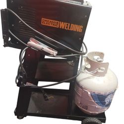 Chicago Electric 225 Amp Arc Welder & Cart