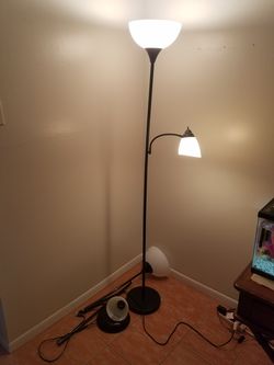 Two matching lights with reading light attached