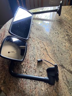 2003-2016 Freightliner M2 left side (driver) chrome door mirror
