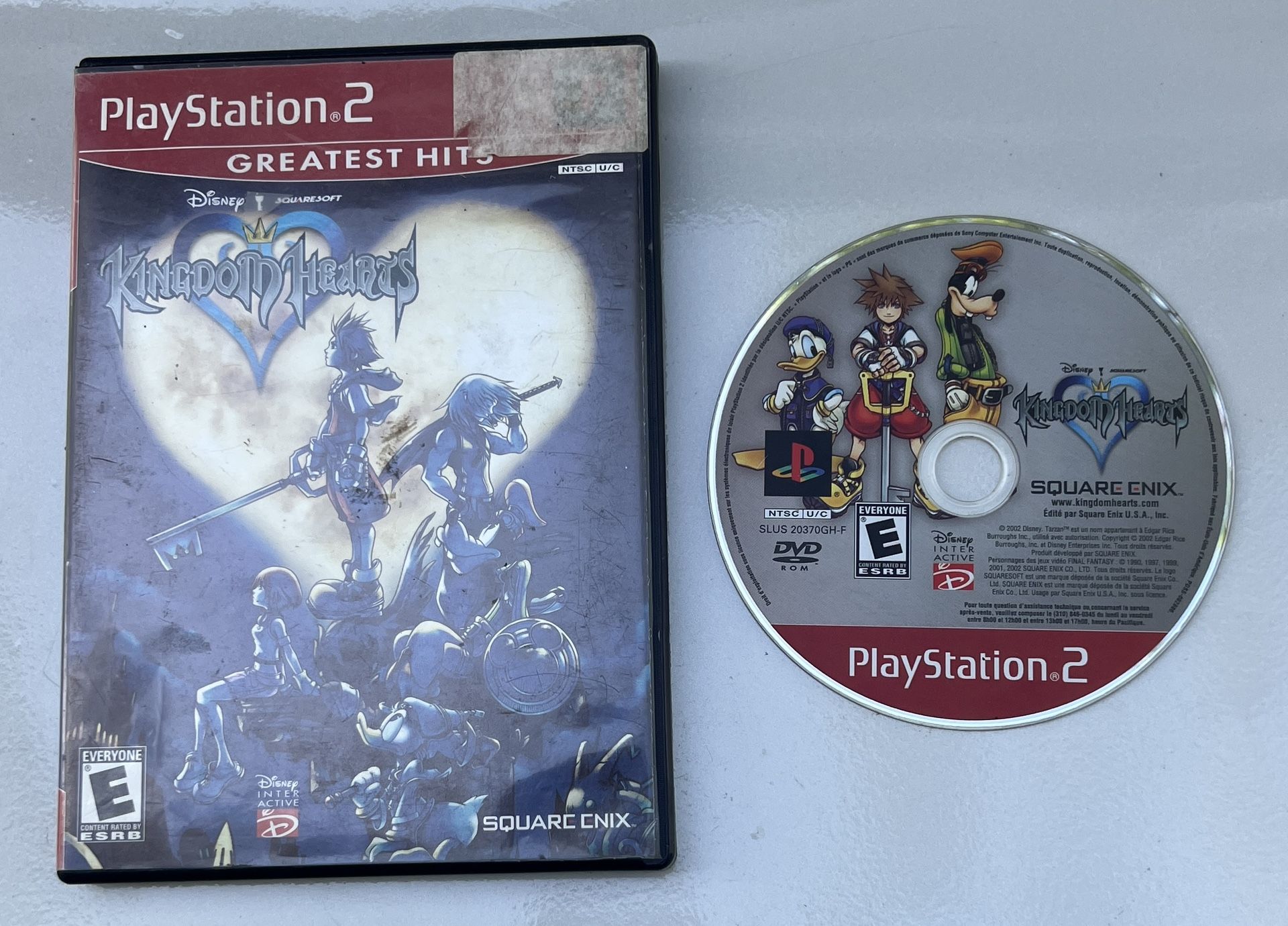 Kingdom Hearts (Greatest Hits) PS2 No manual