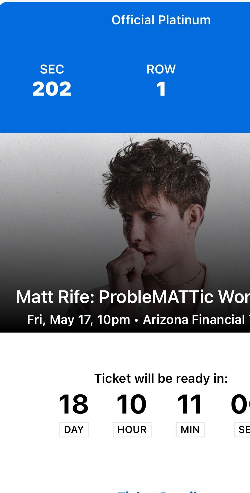 Matt Rife TICKETS 2 Or 4