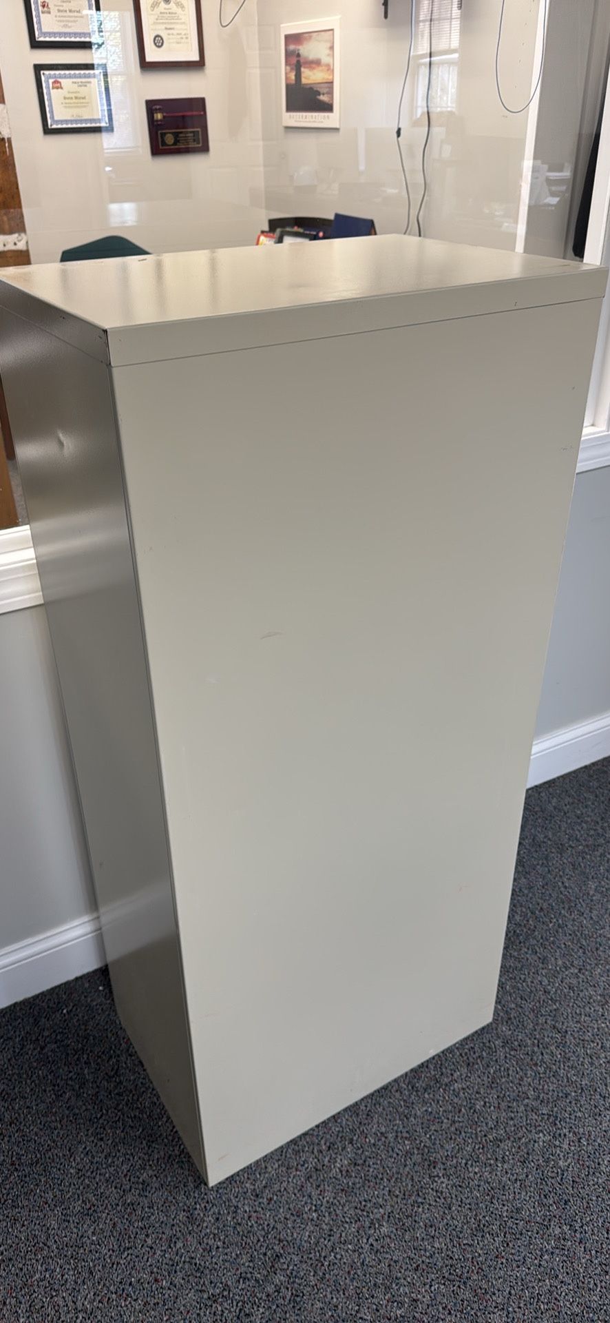 Three 4 Draw Filing Cabinets