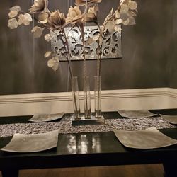 Vase Centerpiece With Flowers