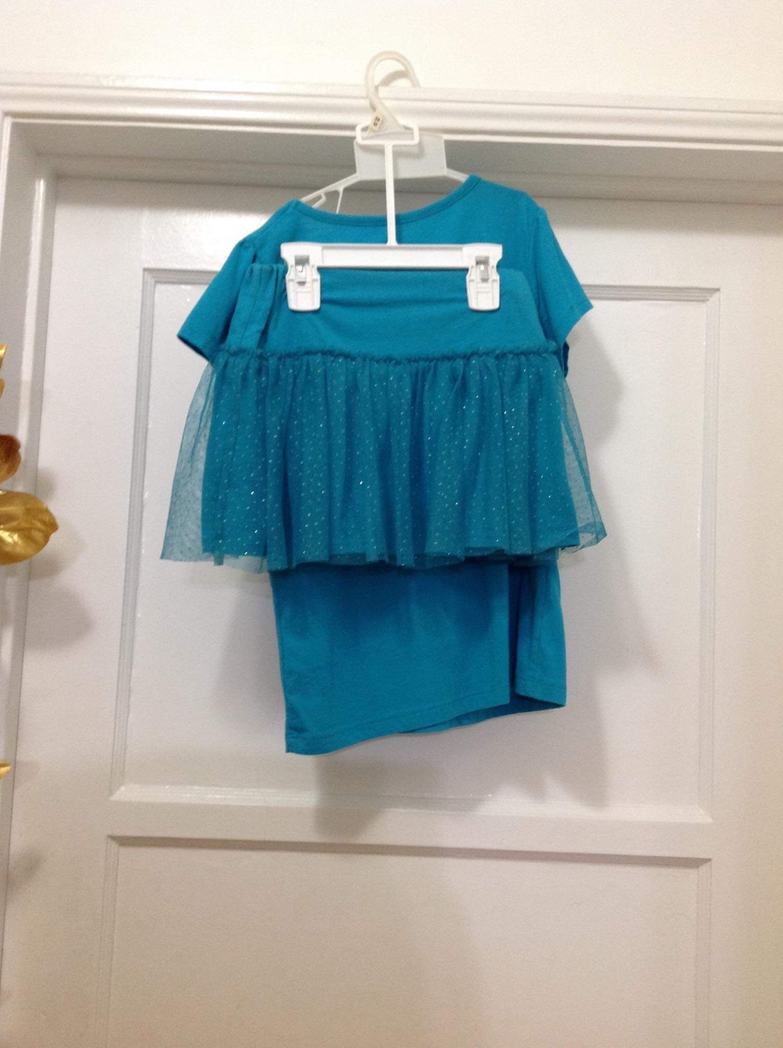 Girls set skirt t -shirt size ( 8 )