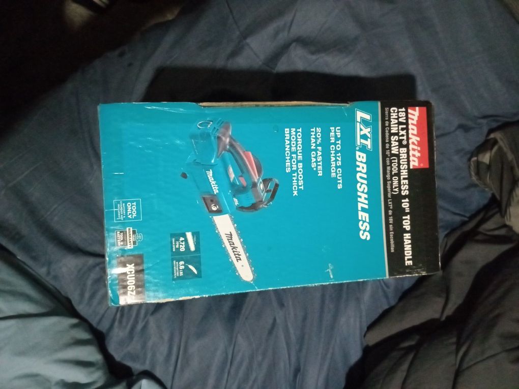 Makita Brand New 18 Volt Chainsaw