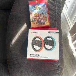 Mario Kart World W/ Steering Wheel 