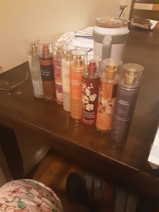 Brand New BATH And Body Body Sprays