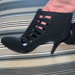 Black Heeled Dress Boots