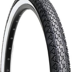 Bike Tire,26""x2.125""Folding Replacement Tire for Beach Cruiser Bicycle-Whitewall"