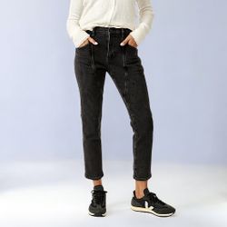 Free People Women’s Black Stretch Skinny Mid Rise Slim Fit Jeans Sz 26