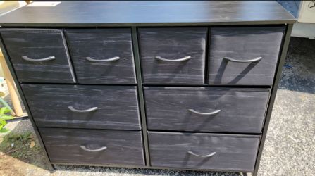 Option 1: 6-Drawer Fabric Storage Dresser / Chest of Drawers - Great Condition