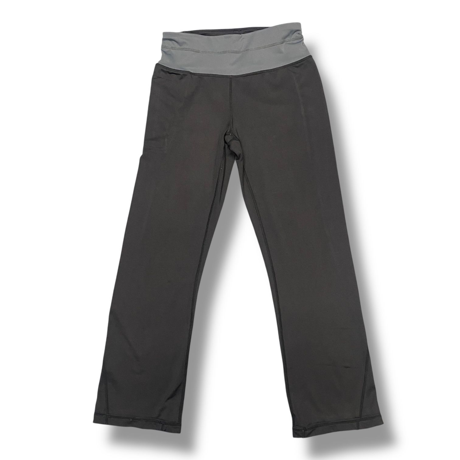 Reebok Yoga Bootcut Black and Grey Pants Size Medium