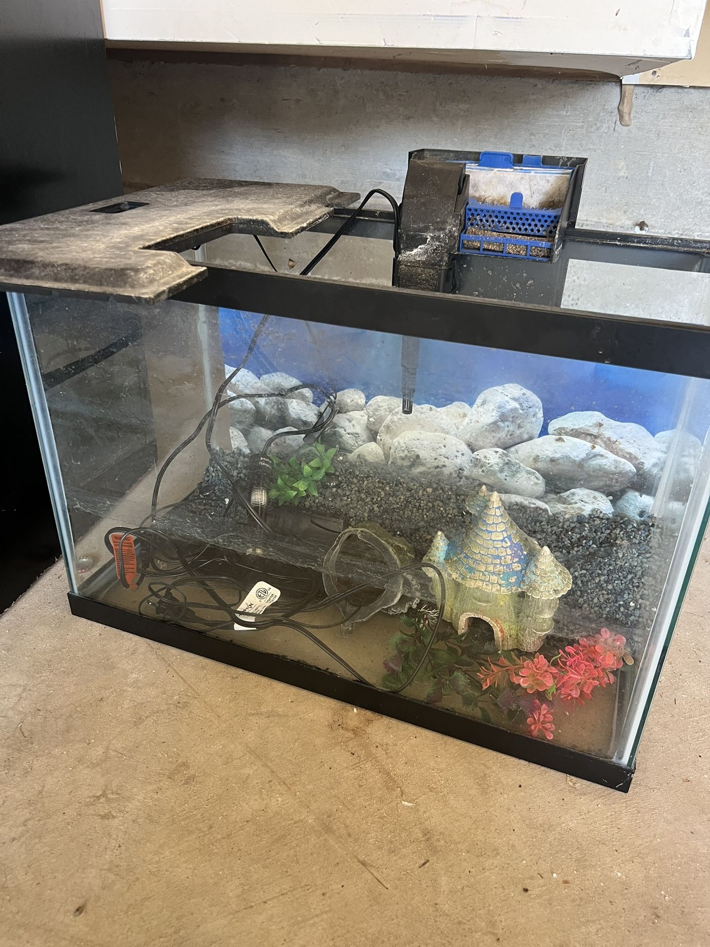 Fish Tank With Filter And Pump