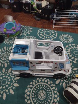 Barbie ice cream hot sale truck power wheels