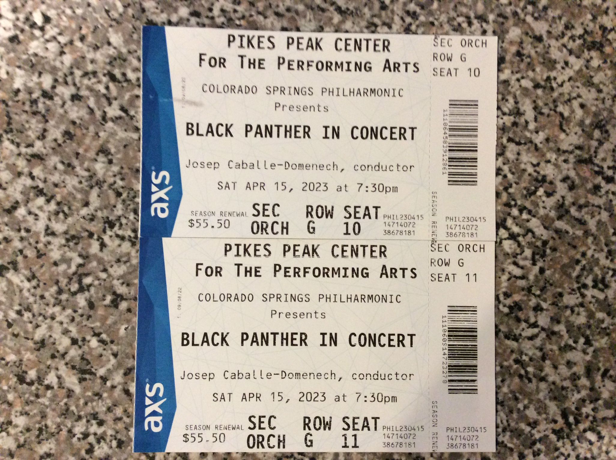 Black Panther Tickets For The Pikes Peak Center Black panther tickets for the Pikes Peak center