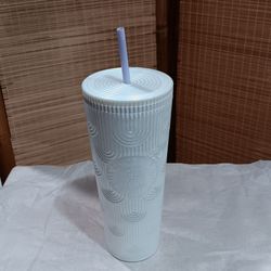 New 2023 Spring white Mermaid Scales cold cup tumbler