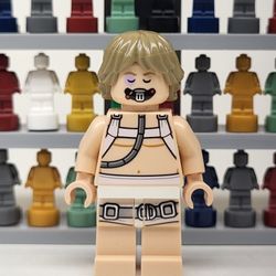 Lego Star Wars Luke Skywalker (Bacta Tank Outfit, Dark Tan Hair) Minifigure sw0957 from set Hoth Medical Chamber 75203