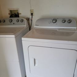 Whirlpool  Washer And Dryer, Electric 