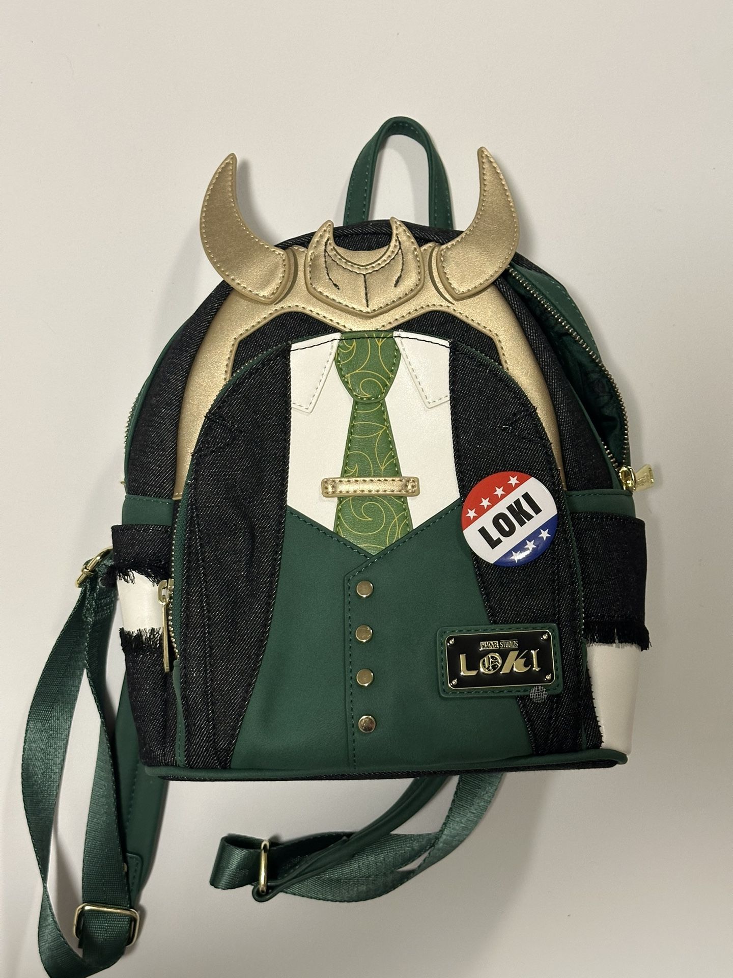 Loungefly Marvel Studios Loki Avengers Loki with Scepter Pop! by Loungefly Mini-Backpack  main image 2