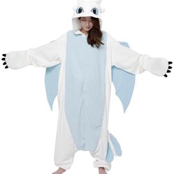  How to Train Your Dragon - Light Fury - Onesie Halloween Costume
