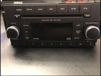 2007-2009 Jeep Wrangler Radio/CD MP3