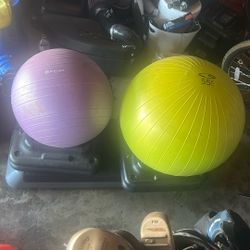 Medicine Balls And Step Deck