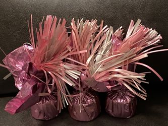 NEW - 175 Gram Fringed Foil Weight  Color: Pink & Light Pink  All 3 for $4.75