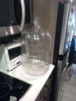 Vintage glass jug made in Italy